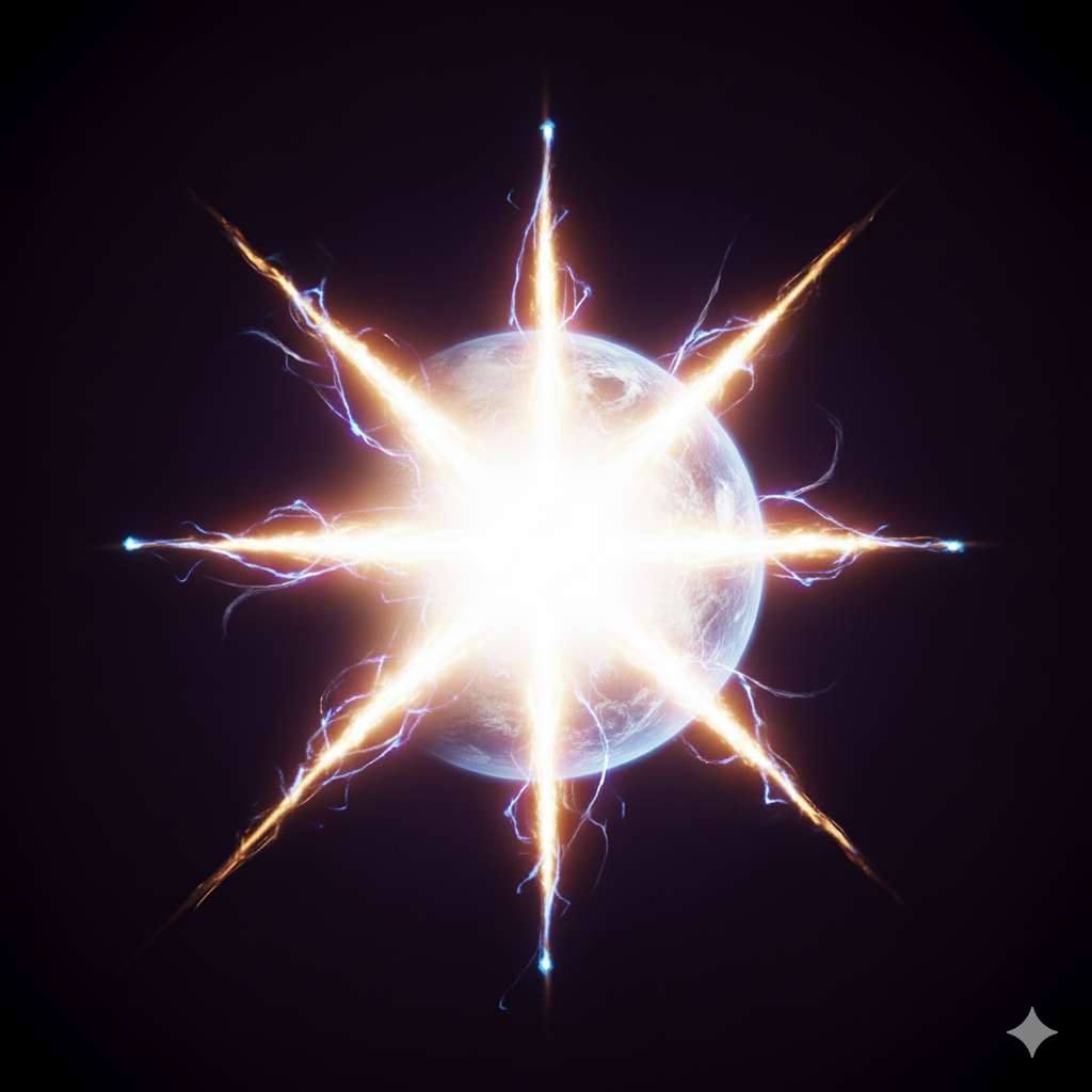 Star energy looking at Earth